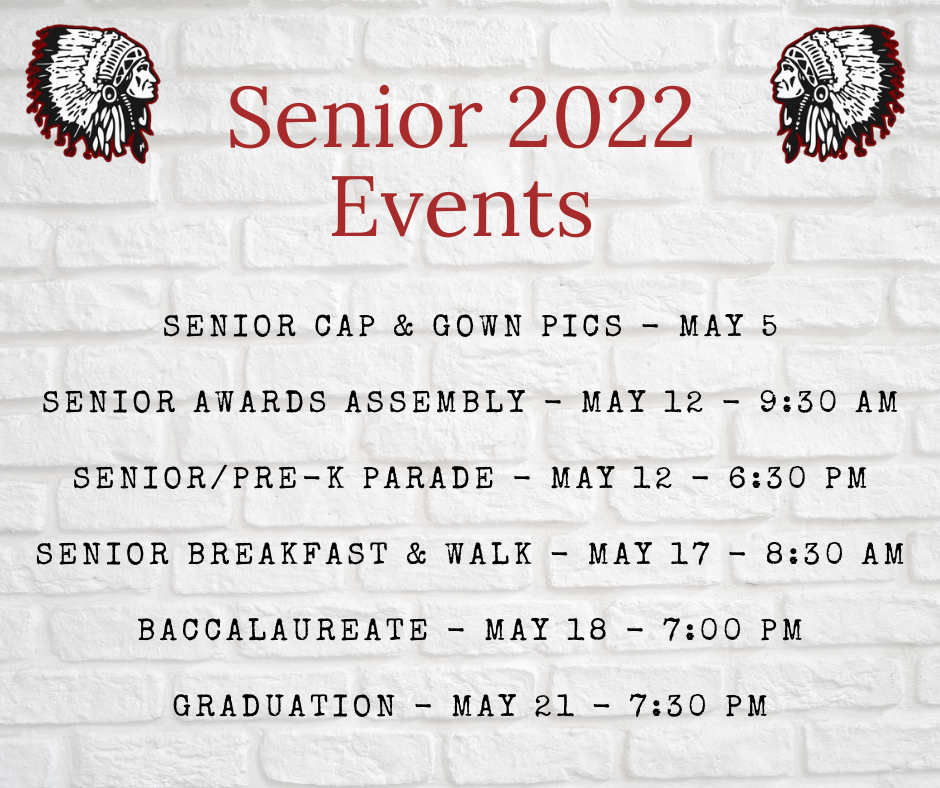 Senior 2022 Events
