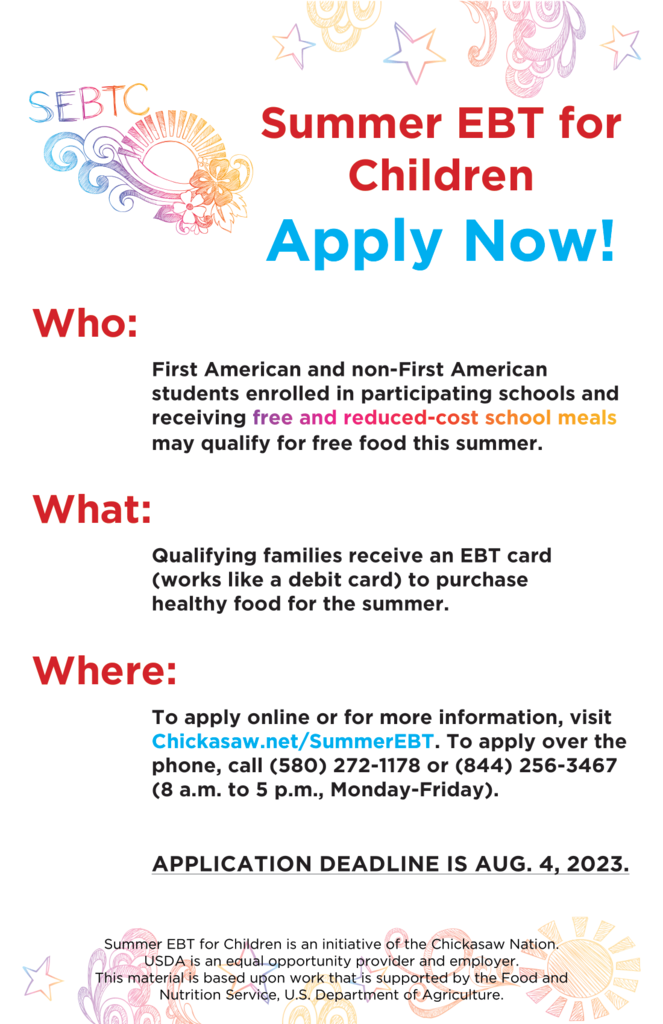 English ebt flyer